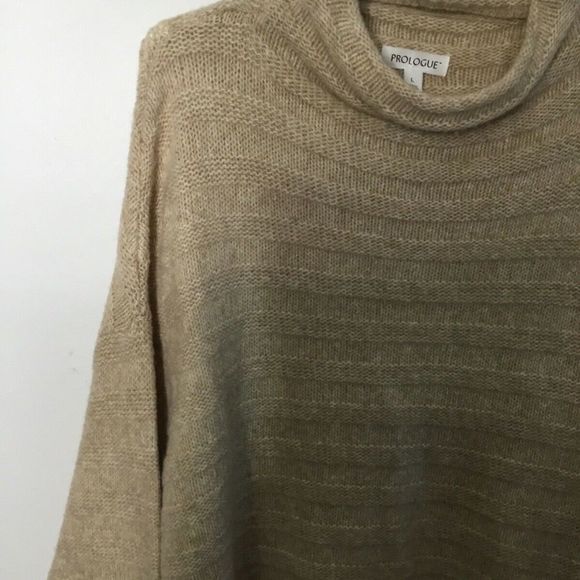 Anthropologie Tan Crew Neck Sweater - Picture 10 of 12